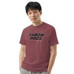 Throw Pros Bk/Wt garment-dyed heavyweight t-shirt