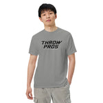 Throw Pros Bk/Wt garment-dyed heavyweight t-shirt