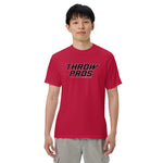 Throw Pros Bk/Wt garment-dyed heavyweight t-shirt