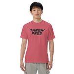 Throw Pros Bk/Wt garment-dyed heavyweight t-shirt